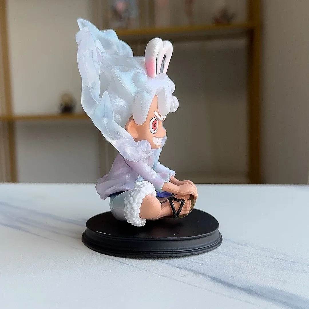 11cm One Piece Anime Figure Cute Nika Luffy Model Ornament Pvc Model Statue Collection Decoration Toys Birthday Gift Ornaments