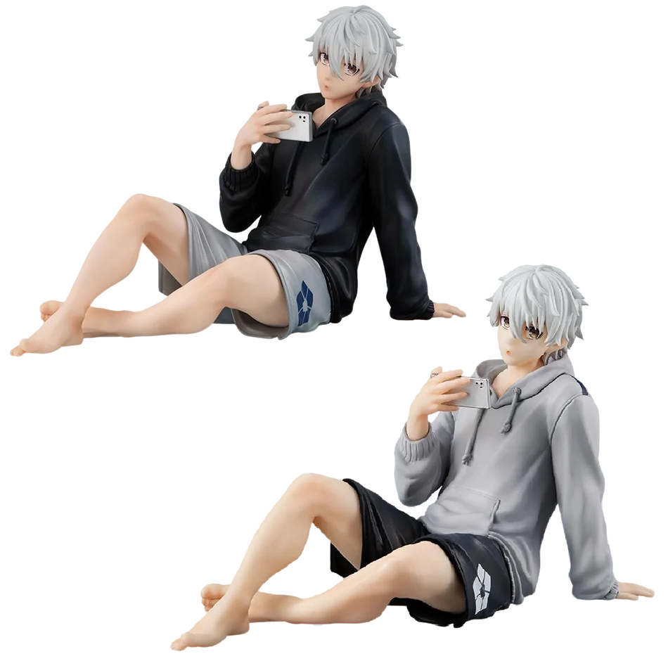 BLUE LOCK Action Figures Nagi Seishiro Anime Figure Sitting Figurine PVC Collectible Model Kids Doll Toys Gifts