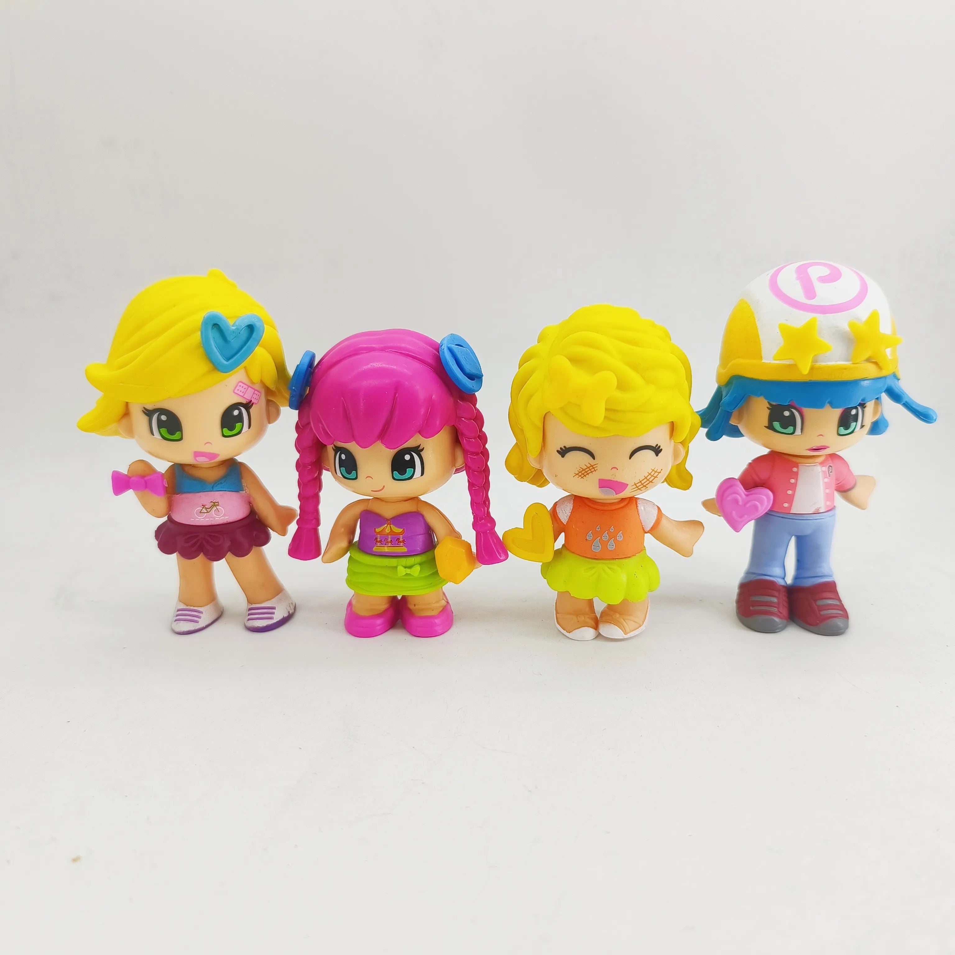 New Pinypon Gilr and Baby Action Figure Dolls Cute DIY Detachable Dress Up Toy Interchangeable Outfits Figuras Kid Girl Toy Gift