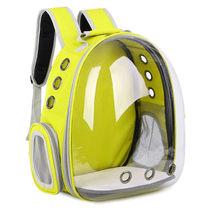 Cat Pet Carriers Dog pet backpacks portable transparent space capsules Soft Side Backpack  Travel Bags Outgoing cat supplies
