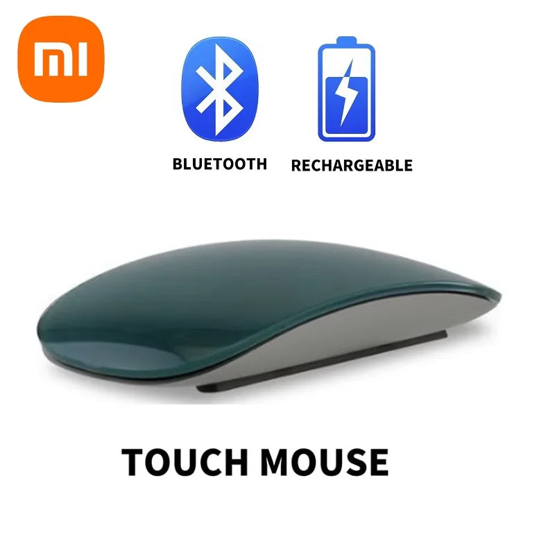 Xiaomi Drahtlose Bluetooth Computer Maus Magie Dual-Modus Stille Wiederaufladbare Touch Schlank Ergonomische PC Mäuse Für Apple Macbook Air