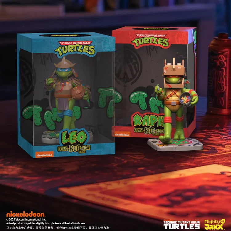 Mighty Jaxx Licensed Cowa Boo Nga Remix Turtle Action Figure - Open Box Collectible, Halloween Gift for Anime Fans
