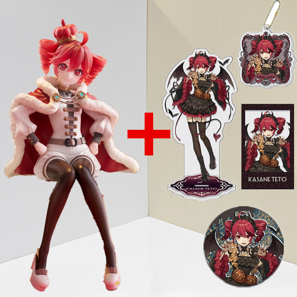 Furyu KASANE TETO Noodle Stopper Figure KASANE TETO King ver Anime Figure Action Figurine Model Figuarts Collector Toys