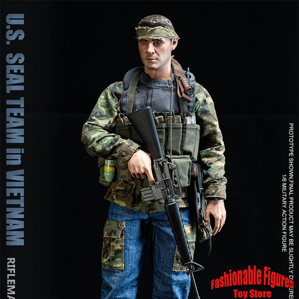 IN STOCK UD9055 1/6 Scale Men Soldier U.S.SEAL TEAM in VIETNAM RIFLEMA ...