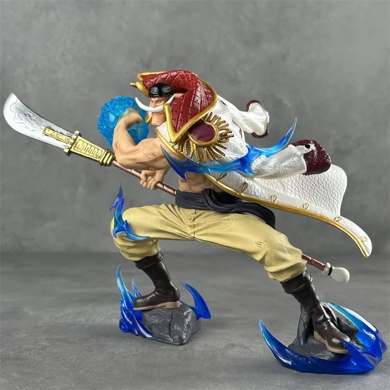 One Piece Anime Whitebeard Pirates Edward Newgate action figures  PVC GK Statue model Desktop decoration collection Toy gift