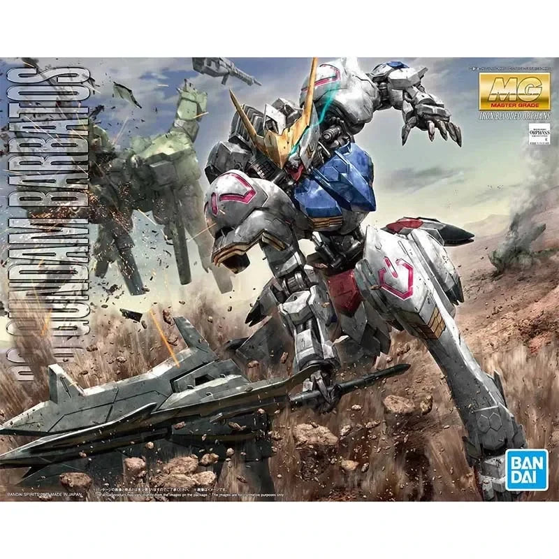 Bandai 1/100 Mg Barbatos Fourth Form Iron-Blooded Orphans Gundam Model Kit Gundam Mecha Warrior Figure Garage Educational Toy