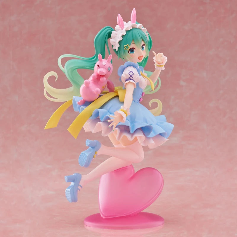 In Stock Gift Original Genuine Bandai Namco Banpresto Hatsune Miku X Rody Amp Fairy Tale Ver. Pvc Anime Figurine Collections Toy