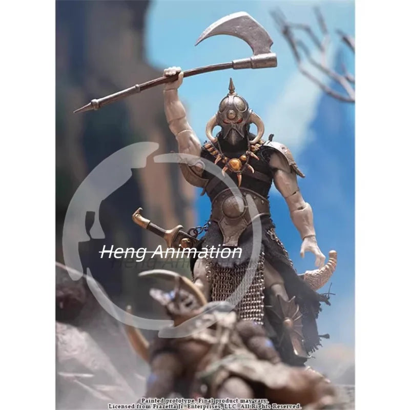 Pre-saleCut-offs Harbinger Studios Savage Furnace 1/12 Death Dealer Movable Soldier Figurine Ornament Collectible Gift