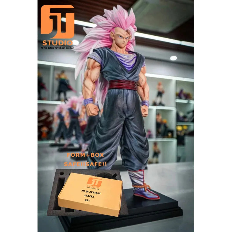 JT Studio Dragon Ball Z Goku Vegeta Gogeta SSJ1 SSJ2 SSJ4 SSJ3 Vegetto Dragonball Anime Model Figure GK Statue DBZ Figurine Toys