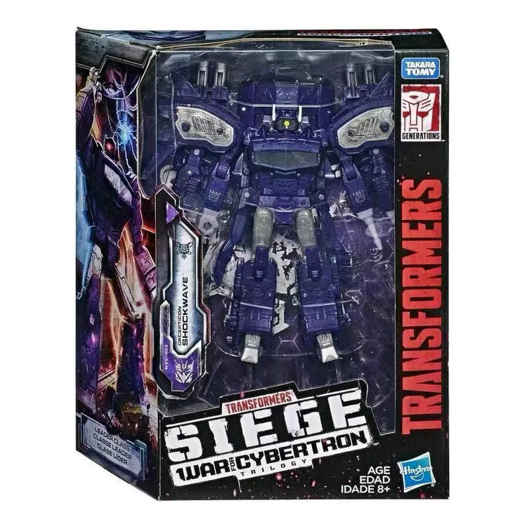 Original Hasbro Transformers War for Cybertron Siege WFC-S14 DECEPTICON SHOCKWAVE Leader-class Anime Figure Action