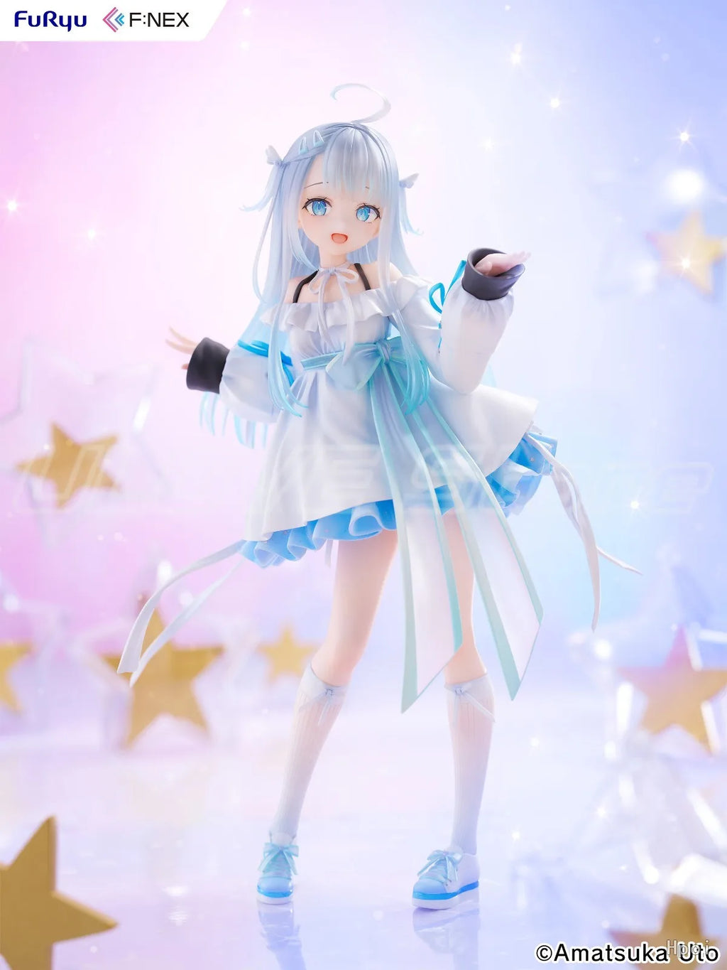 Original F:NEX Angel Rabbit Jumps Anime Figure Model Toys Gift Collection