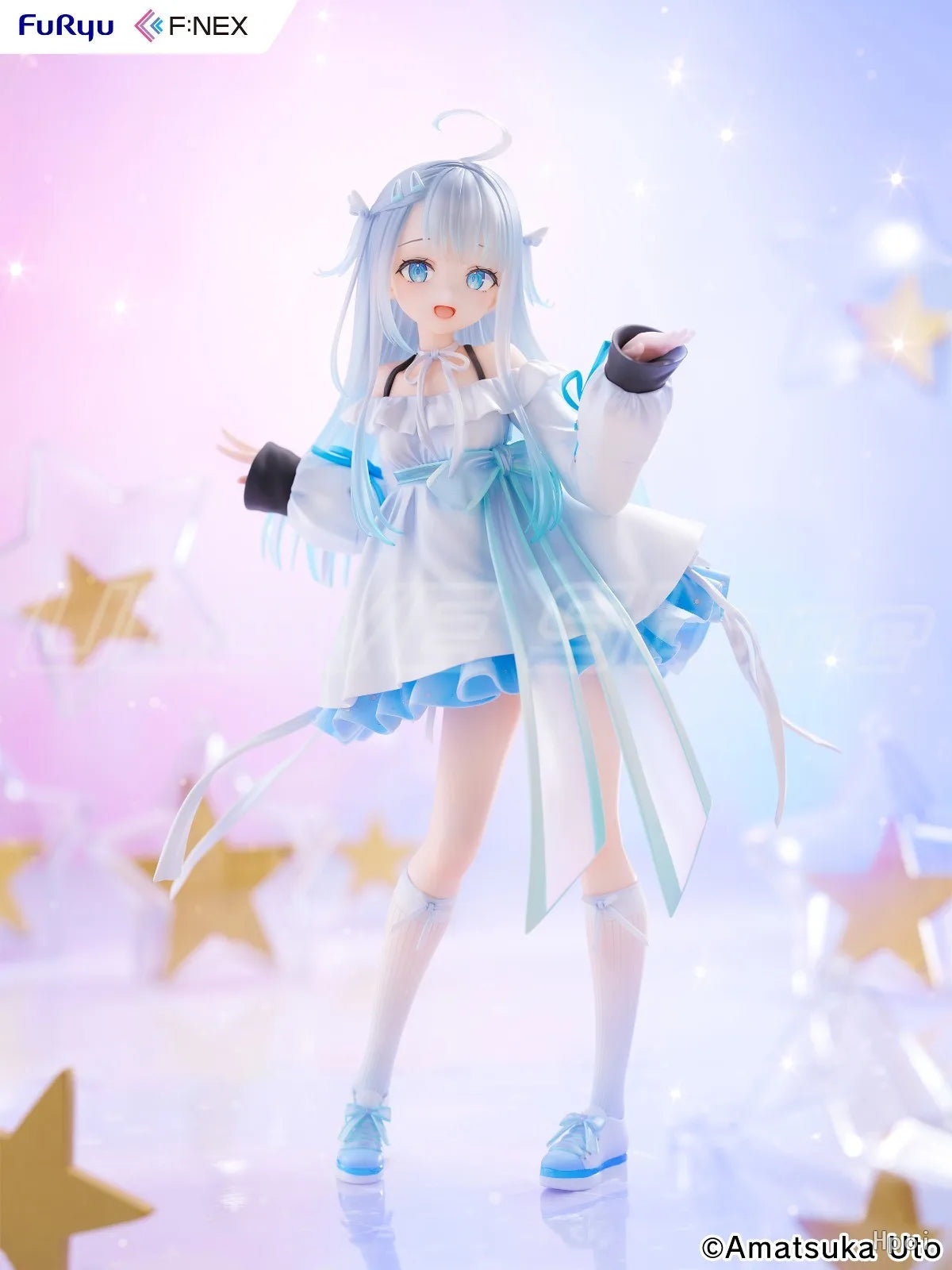 Original F:NEX Angel Rabbit Jumps Anime Figure Model Toys Gift Collection