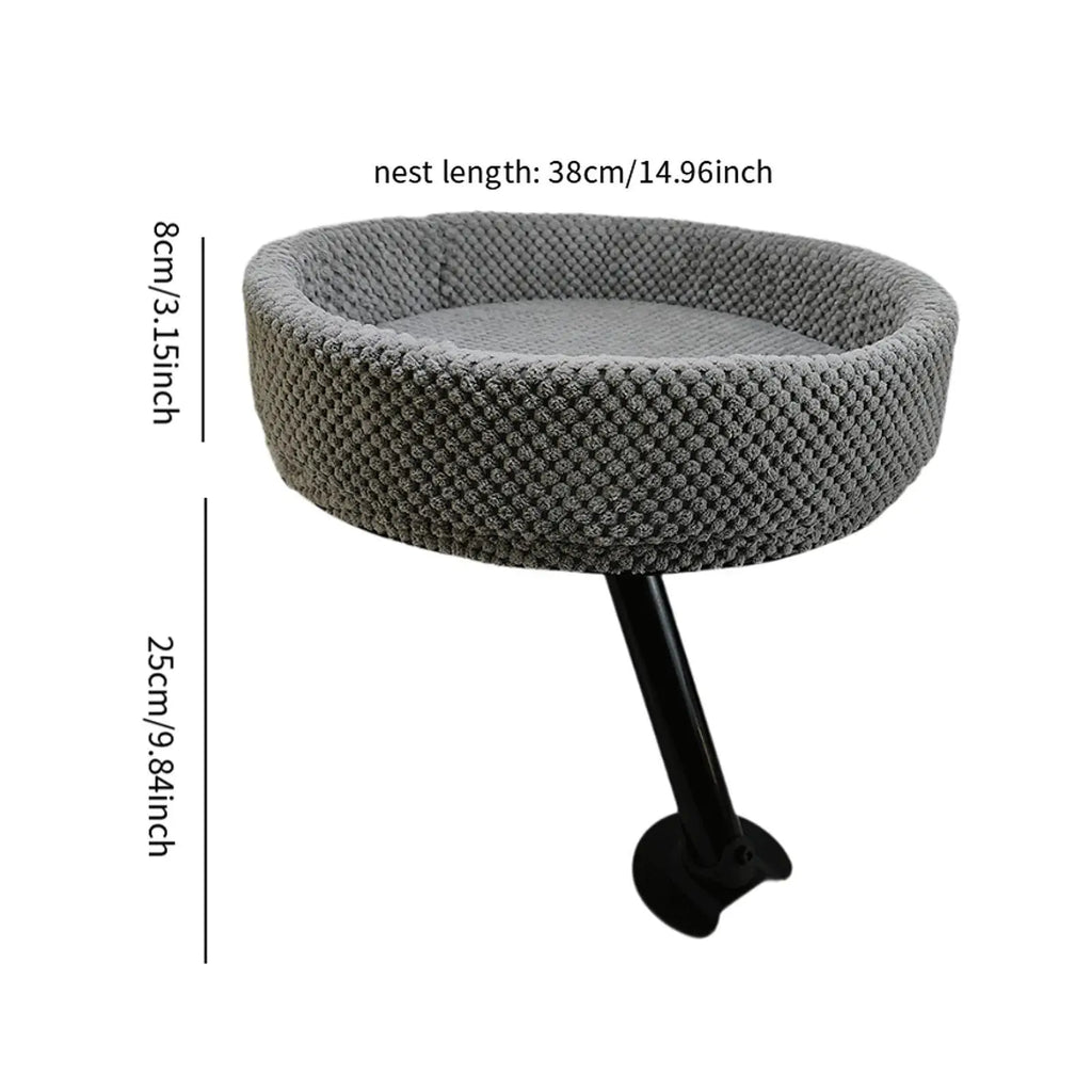 Cat Bed Desk Cat Bed for Desk Elevated Stylish Space Saving Kitten Furniture Cat Hammock for Side Table Office Study Room Home