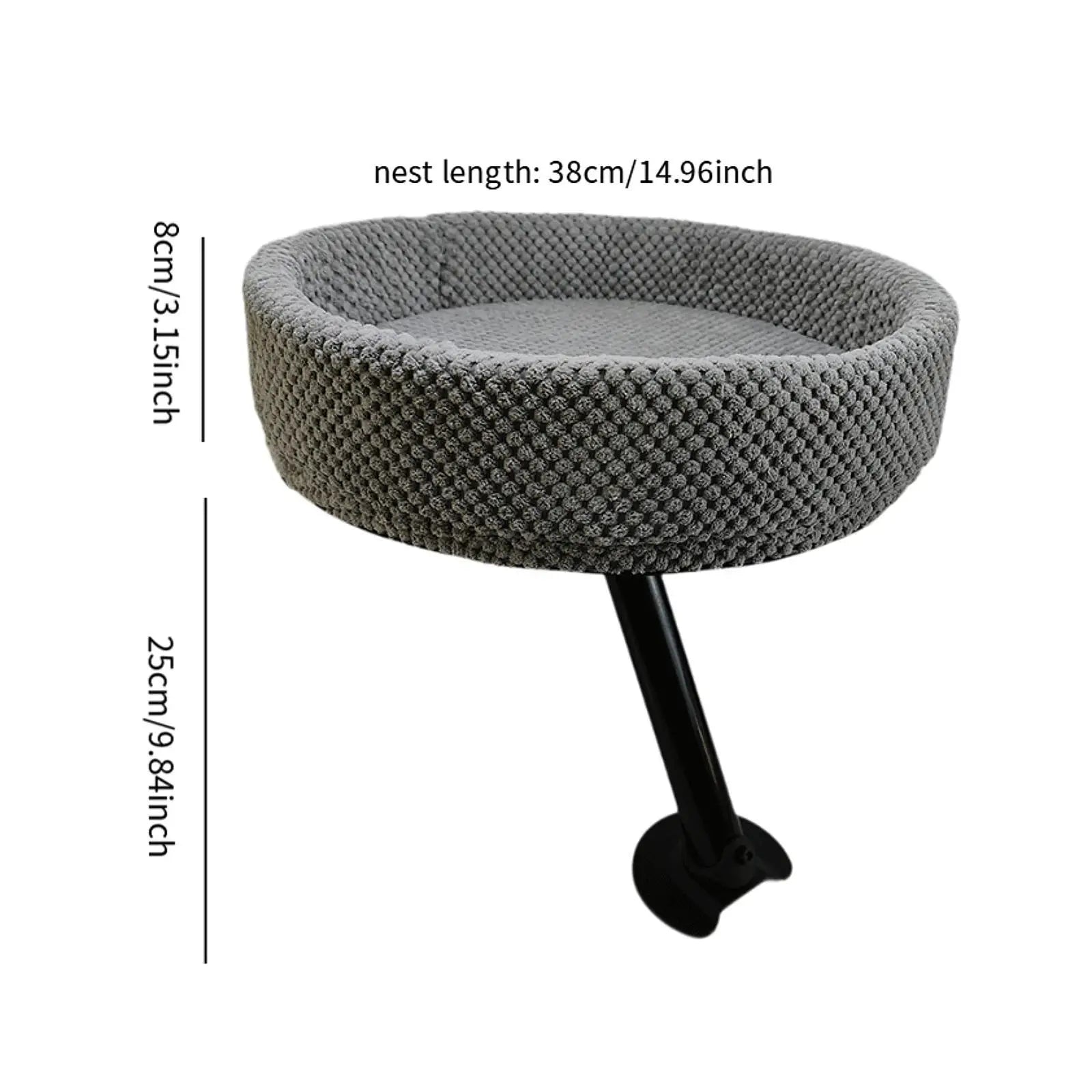 Cat Bed Desk Cat Bed for Desk Elevated Stylish Space Saving Kitten Furniture Cat Hammock for Side Table Office Study Room Home