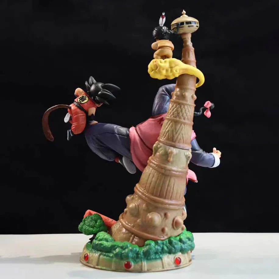 Dragon Ball Anime-Figuren, Goku-Figur, Tao Pai Pai vs. Son Goku-Serie, Karin Tower, 28 cm, Actionfiguren, Sammlerstück, Ornament, Geschenk