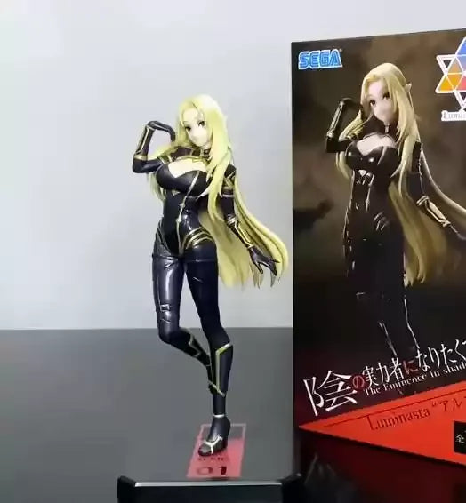 20CM Original Sega Luminasta Anime Figure The Eminence In Shadow Alpha Beta Action Figures Model Collection Anime Peripherals
