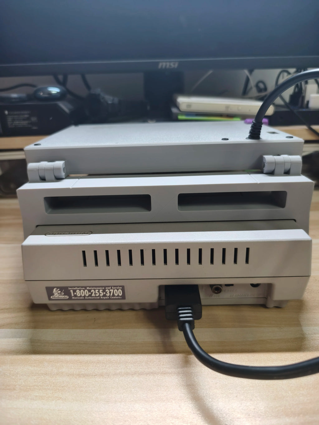 8Inch SNES Retro Arcade Game Machine 3D PRINT Portable Display Mini Monitor With Stereo For SNES ARCADE Game console