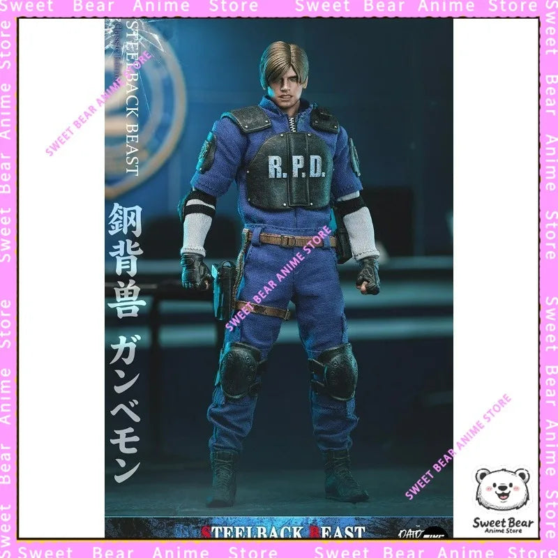 In Stock PATRIOT STUDIO Leon Resident Evil Steelback Beast 1/12 Scale Action Figure Anime Model Trendy Toys Desktop Doll