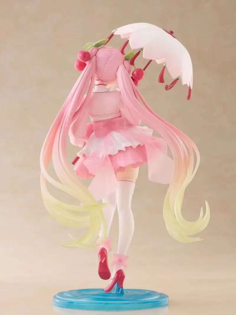 [In Stock]  Genuine Taito Hatsune Miku Artist Masterpiece Amp Sakura Miku Girls' Dress Figure Model Ornament Toy Gift