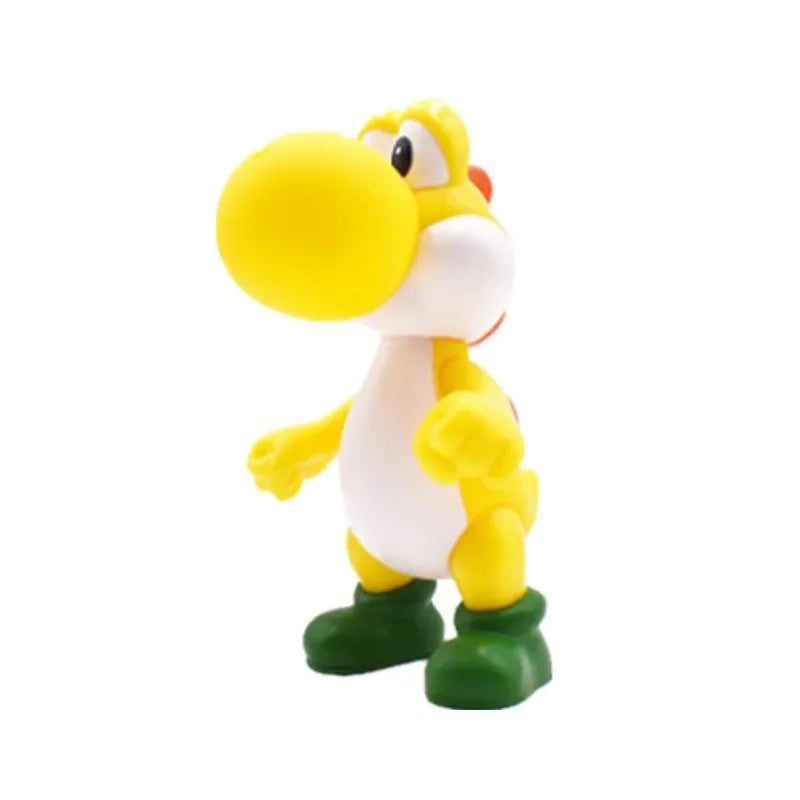 Super Mario Bros Action Figure Toys Toad Peach Luigi Yoshi Donkey Kong Wario Anime Model Ornaments For Children Birthday Gift