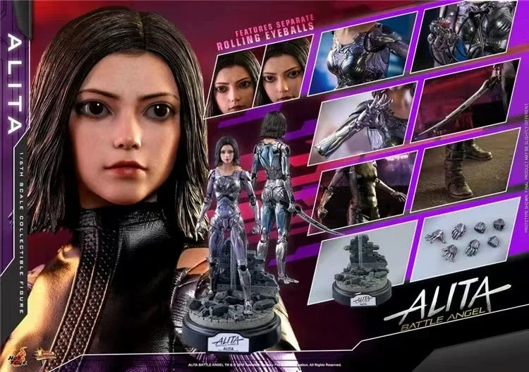 【MT】Hot Toys MMS520 "Alita: Battle Angel" Alita 1:6 Scale Collectible Doll Movable Model Toy Ornaments