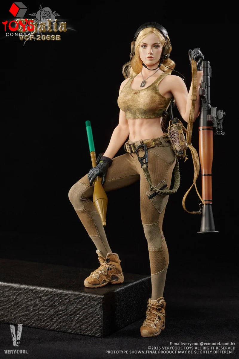 【2026 Q1】VERYCOOL VCF-2069 1/6 Scale Desert Soldier Thalia Action Figure Full Set 12" Female Soldier Action Figure Toy Model