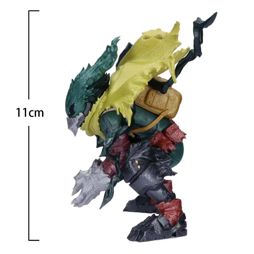MHA Anime figure Midoriya Izuku Blackened style Action figure Midoriya Izuku figurine Model Ornament Collection statue doll Gift