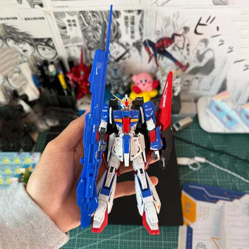 JMS HG 1/144 MSZ-006 ZETA Assembly Model Kit Action Figures Boys' Puzzle Toys Holiday Gifts Desktop Decoration Doll Collectible