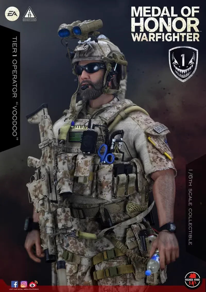 SoldierStory 1/6 SS106 Medal of Honor Navy SEALS Soldier Action Figure Model Toys 12 inch fan hobby collectible ornament gift