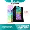 Transparentes PC-Gehäuse-Lichtpanel LIANLI O11 O11XL Dynamisches Gehäuse DIY LIAN LI Schrank MOD Angepasstes Panel