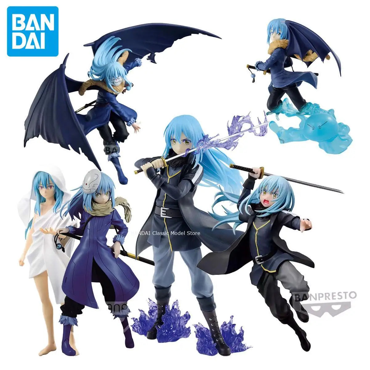 Genuine Official Original Bandai Banpresto That Time I Got Reincarnated As A Slime Rimuru Tempest Figure Anime Model Genuine