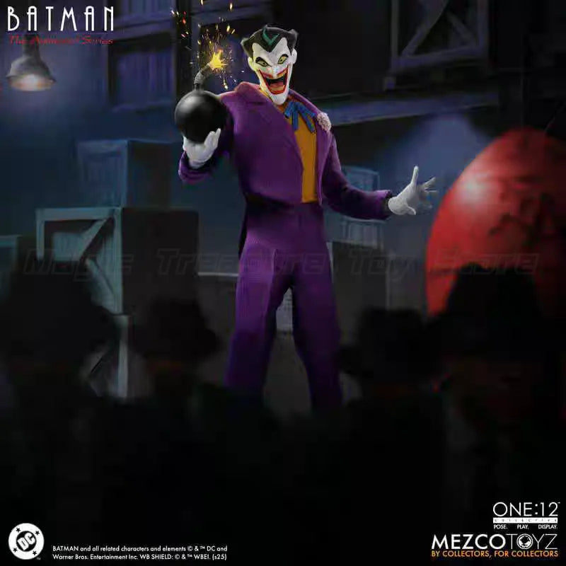 【In Stock】Mezco ONE:12 Batman Joker Animated Version 1/12 6-inch Action