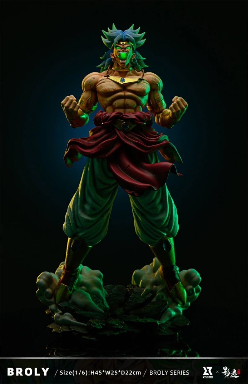 1/6 45Cm Z Studio Dms Dim Model Studio Dragon Ball Z Runaway Broli Anime Actionfigur Modell Statue Garage Kit Spielzeug Geschenk