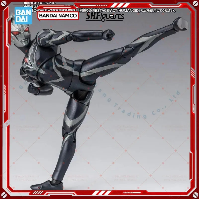 In Stock Genuine Bandai Ultraman Model Kit SHF Guil Arc The Dark Warrior Anime Action Figure Collection Finished Model Toys Gift