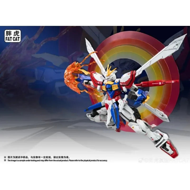 FAT CAT Model MG 1/100 GOD Action Figure Assembly Anime Model Kit Special RG 1/144 Enlarged Version Figurine Plastic Kits Toy