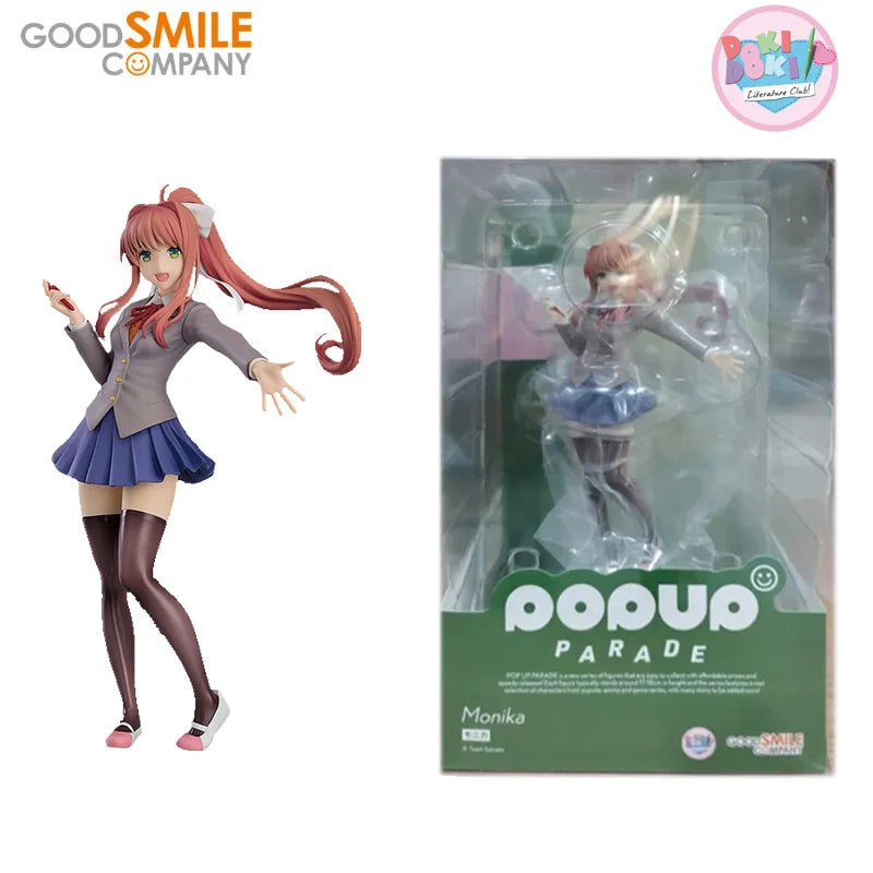 Good Smile Genuine Nendoroid Doki Doki Literature Club! Anime Figure POP UP PARADE Yuri Sayori Natsuki Monika Action Figure Toys
