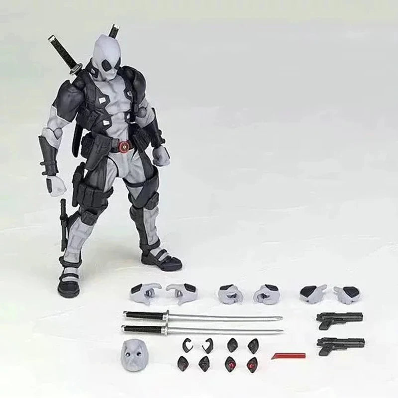 Revoltech Yamaguchi Deadpool Action Figure X-Men Mutants legends Joint Movable KAIYODO Movie Model Toys for Kids Gift