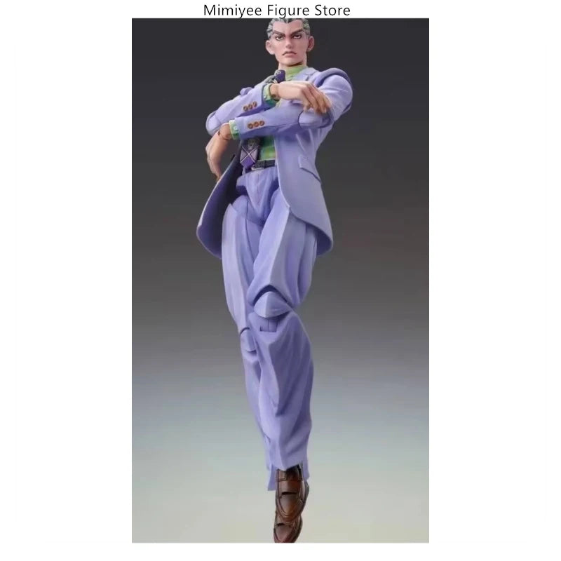 Super Action Statue JOJO's Bizarre Adventure: Diamond is Unbreakable Kira Yoshikage Figure Purple Color Ver. Articulated Model