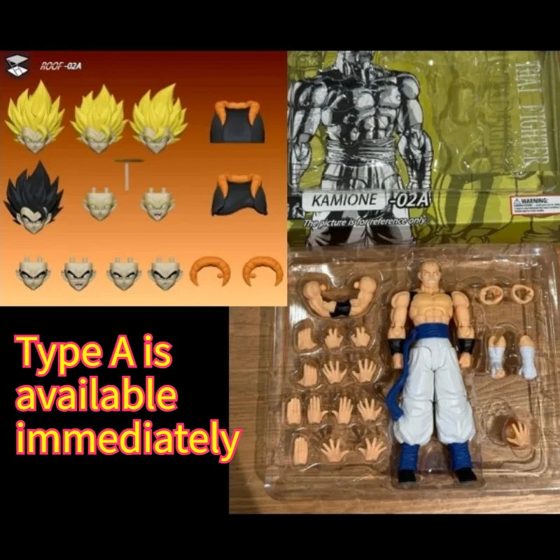 Tonsenarttoys Kamione Dragon Ball Z SHF Super Saiyan SSJ SSJ2 Gogeta Son Goku Trunks Anime Action Figures Toys Models Gift