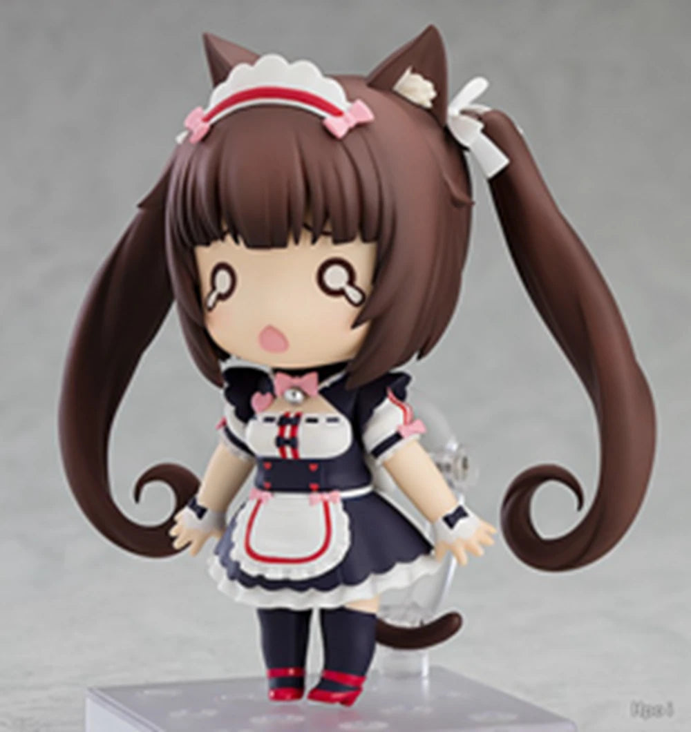 10CM Anime NEKOPARA Figure OB11 #1238 Chocolates Vanilla Action Figure Cat Style Model PVC Static Toys Gift Doll Cat Maid
