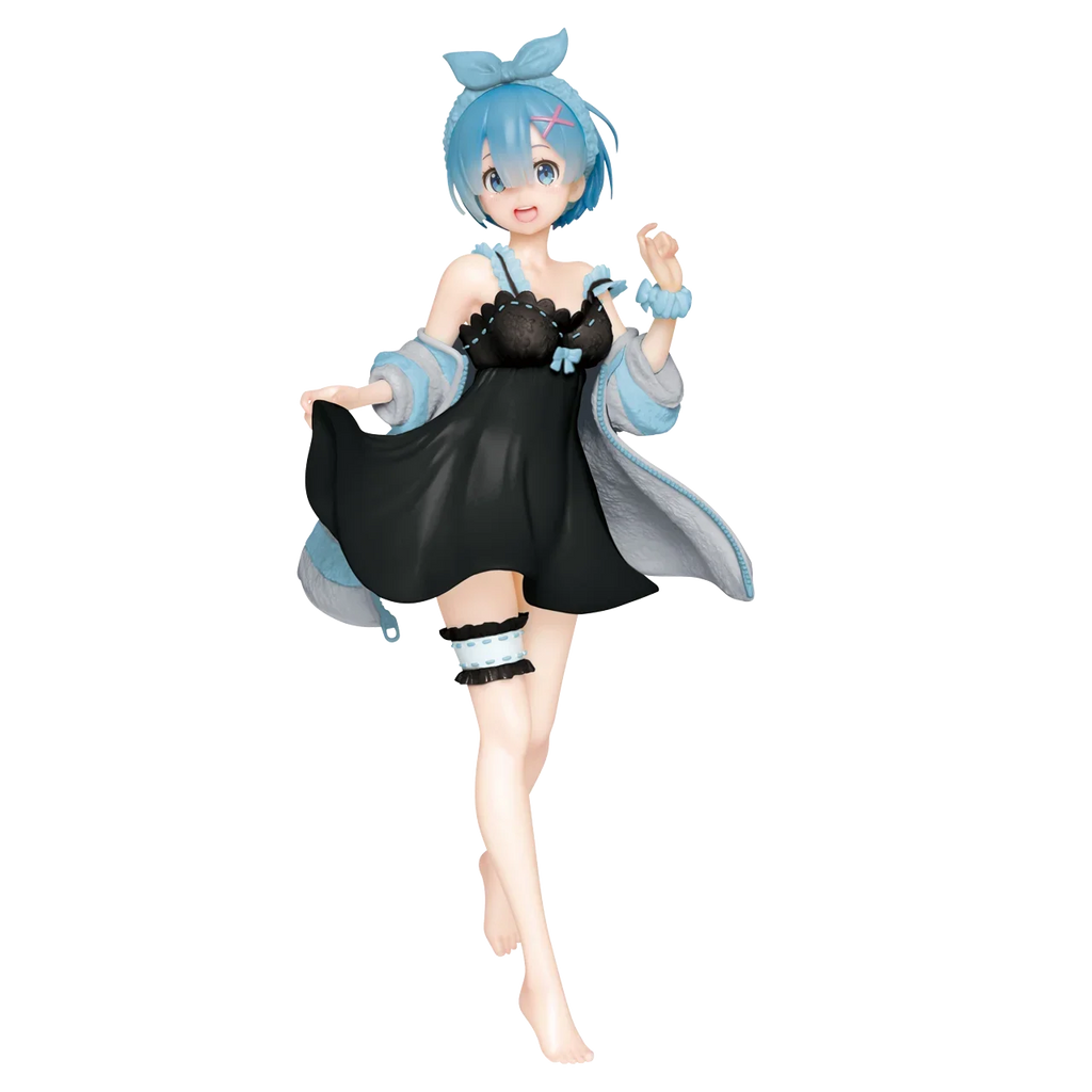 In StockRe:Life In A Different World From Zero Original Room wear Rem Prize Anime Figure Toys Re:Zero Pajamas Girl Model