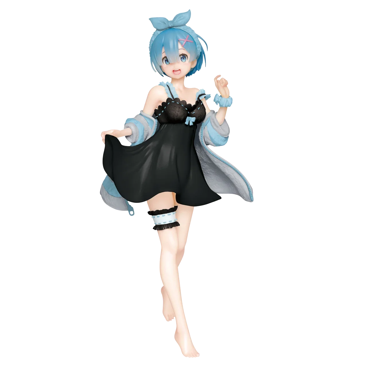 In StockRe:Life In A Different World From Zero Original Room wear Rem Prize Anime Figure Toys Re:Zero Pajamas Girl Model