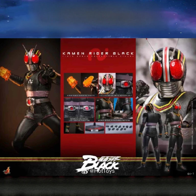 In Stock Brand New Original HotToys HT TMS158 TMS-159 1/6 Kamen Rider Black Sun Shadow Moon Locusts Mobile Doll Collection Gifts
