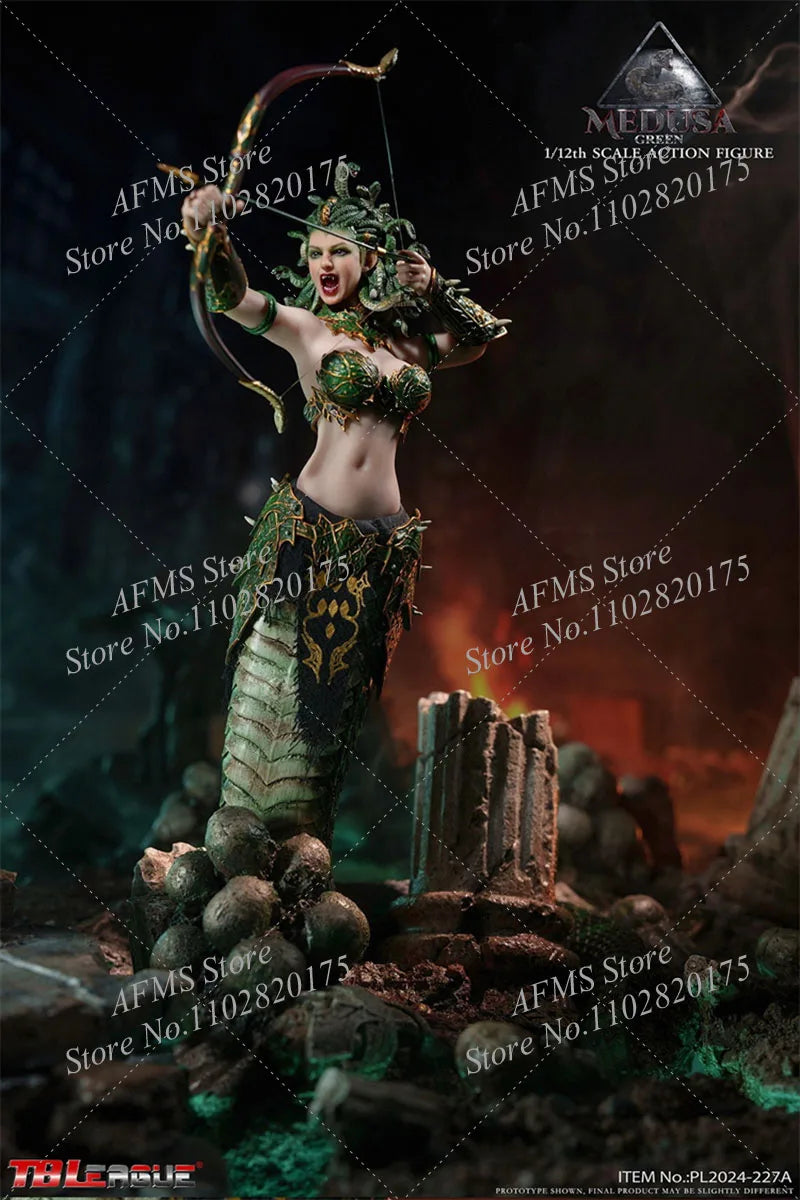 TBLeague PL2024-227 1/12 Scale Collectible Figure Medusa Greek Mythical Snake Haired Witch 6" Women Soldier Action Figure Model