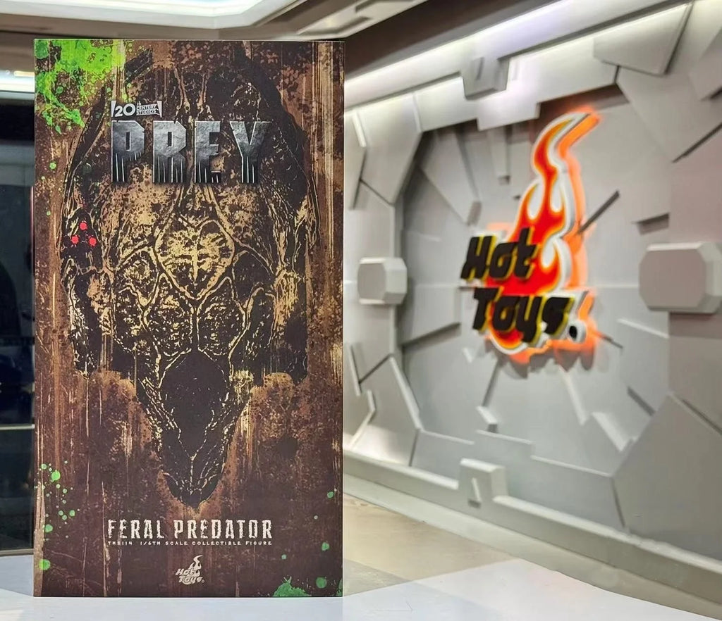 1:6 Hot Toys Iron Warrior: Prey Rage TMS114  Action Figure Feral Predator Figures Collect Dolls 37cm Hottoys Model Toy Gift