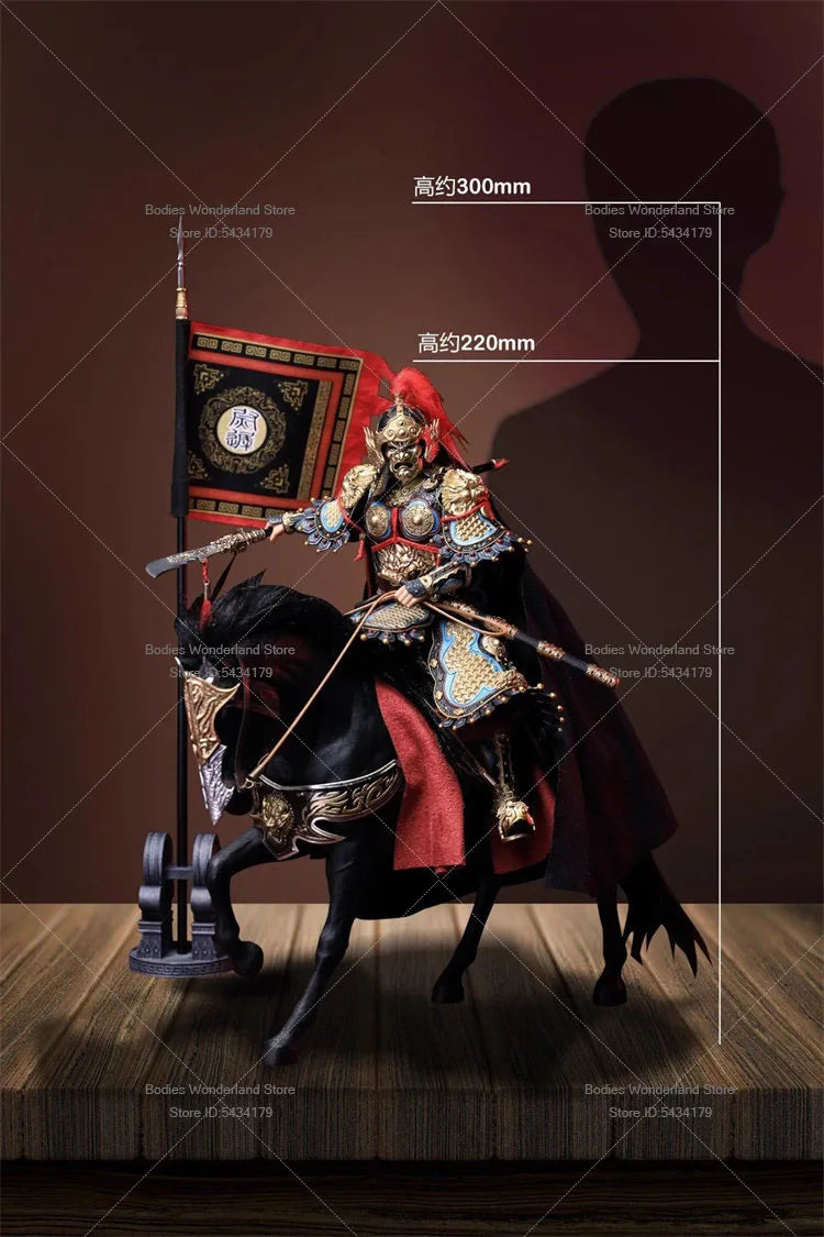 In Stock 303TOYS DT003 1/12 Scale Male Soldier Weichi Jingde Armor Ver. Tang Dynasty General 6'' Action Figure Doll Collection