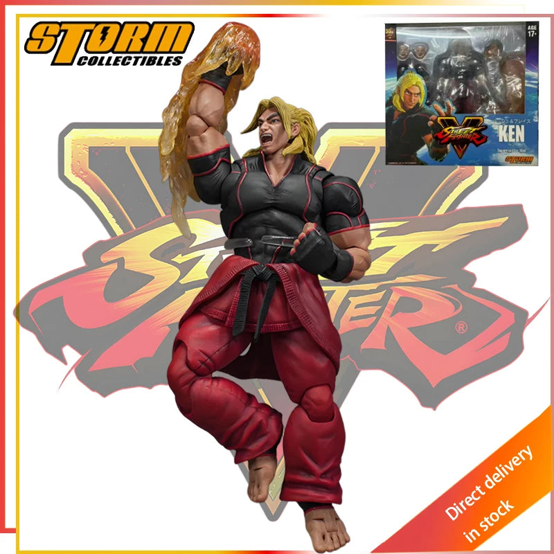 STORM TOYS Original Street Fighter 5 Series Street Fighter Alpha STORM ARENA Action Joint Mobility Figure Model Toys Gifts