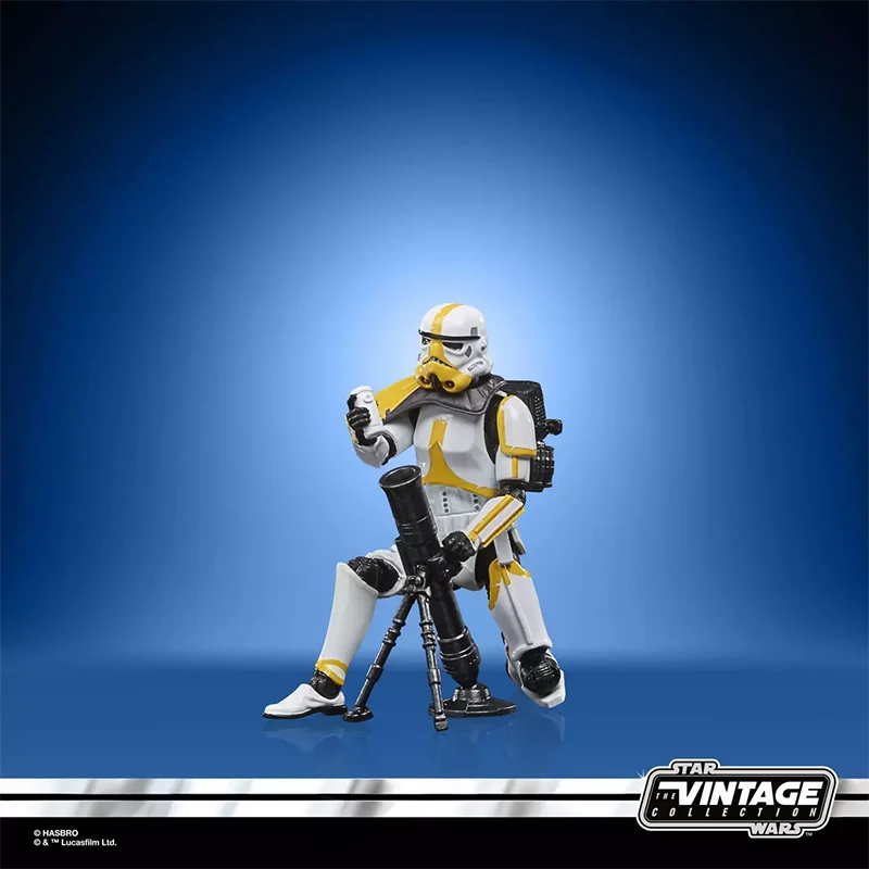 Original Hasbro Star Wars The Vintage Collection Artillery Stormtrooper The Mandalorian In Stock Anime Action Collection Figures