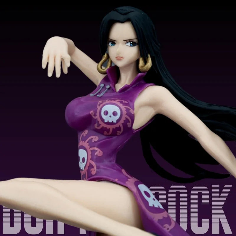 One Piece Anime Boa Hancock Figuren Spielzeug GK Schlangenprinzessin Actionfigur 21CM Sexy Cheongsam Mädchen Puppenfiguren Statue