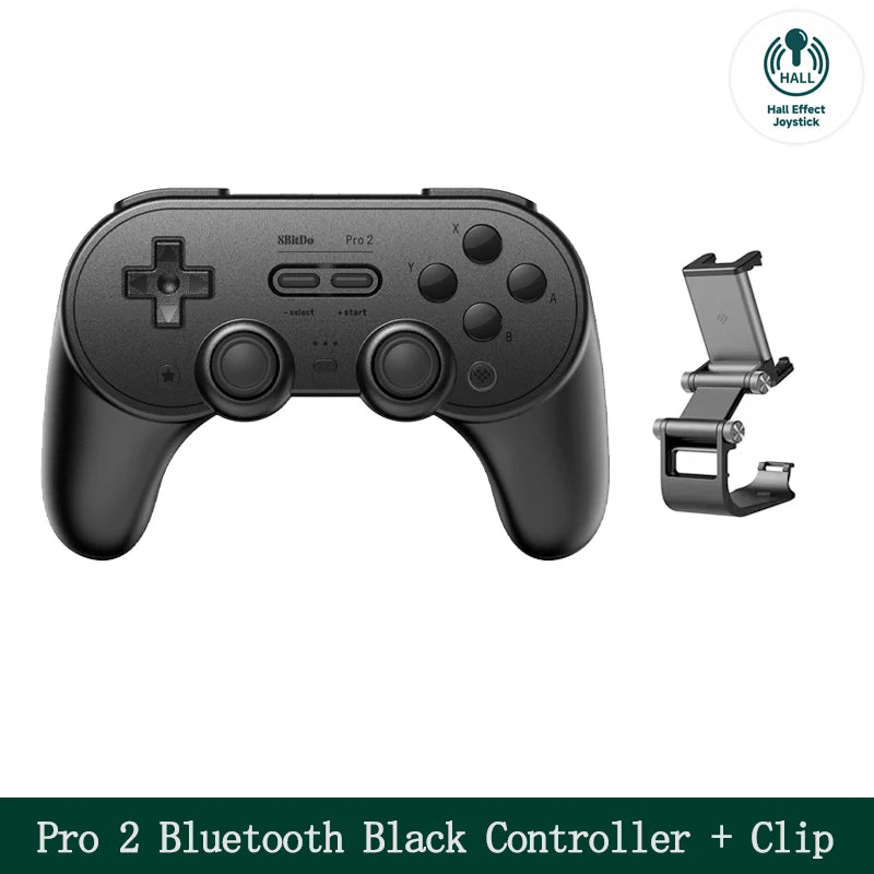 8Bitdo Pro 2 Bluetooth Gamepad Control with Hall for Switch PC macOS Android Steam Raspberry Pi Nintendo Switch Game Controller